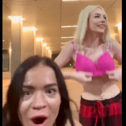 Caught making Flashing Content with Slut Bestie 😝😳